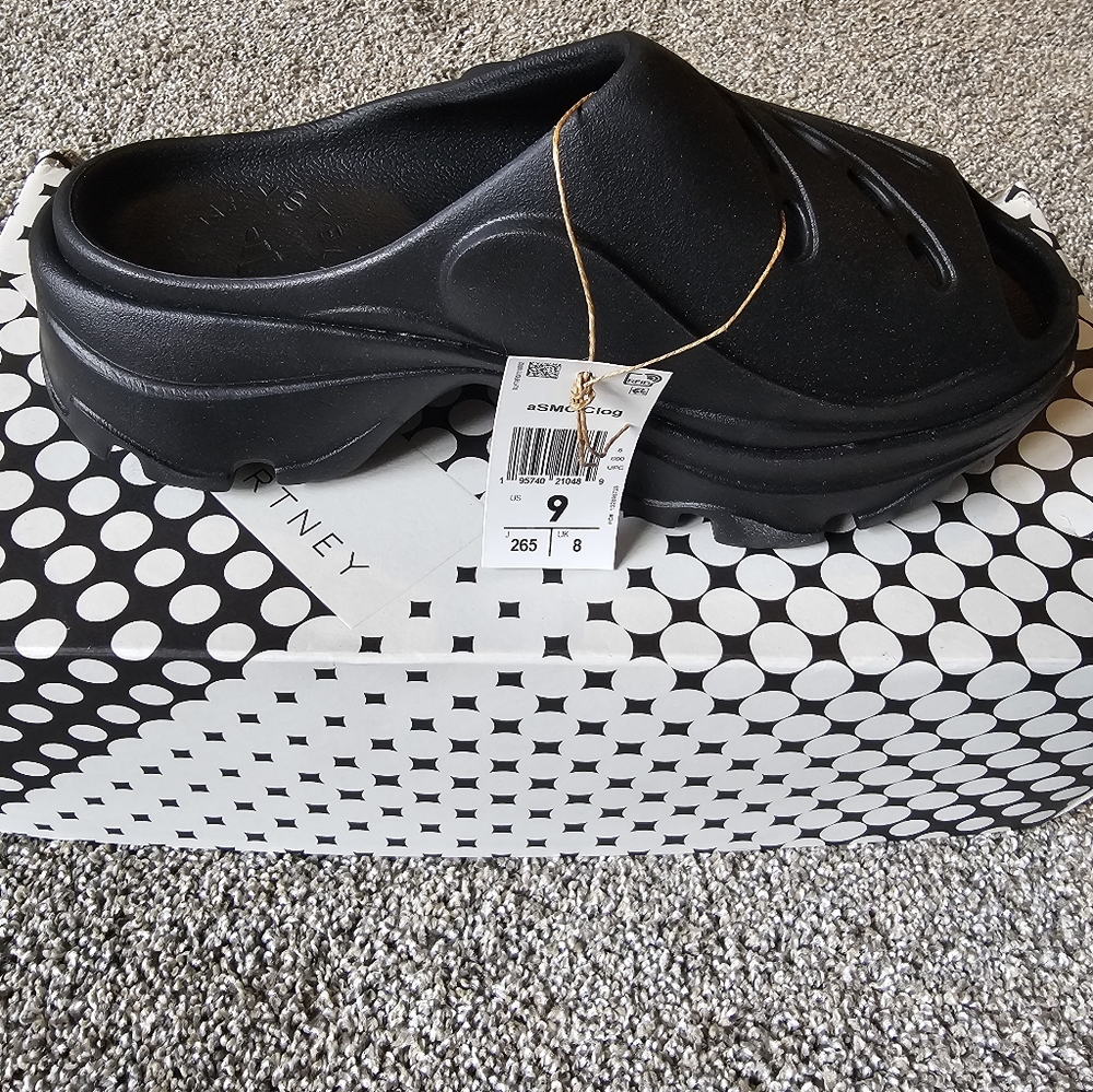 Stella McCartney Black Platform Mules